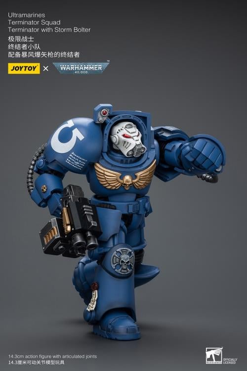 Joy Toy brings the Ultramarines to life with this Warhammer 40K 1/18 scale action figure! Highly disciplined and courageous warriors, the Ultramarines have remained true to the teachings of their Primarch Roboute Guilliman for 10,000 standard years. Keeping watch over the Imperium, they personify the very spirit of the Adeptus Astartes.