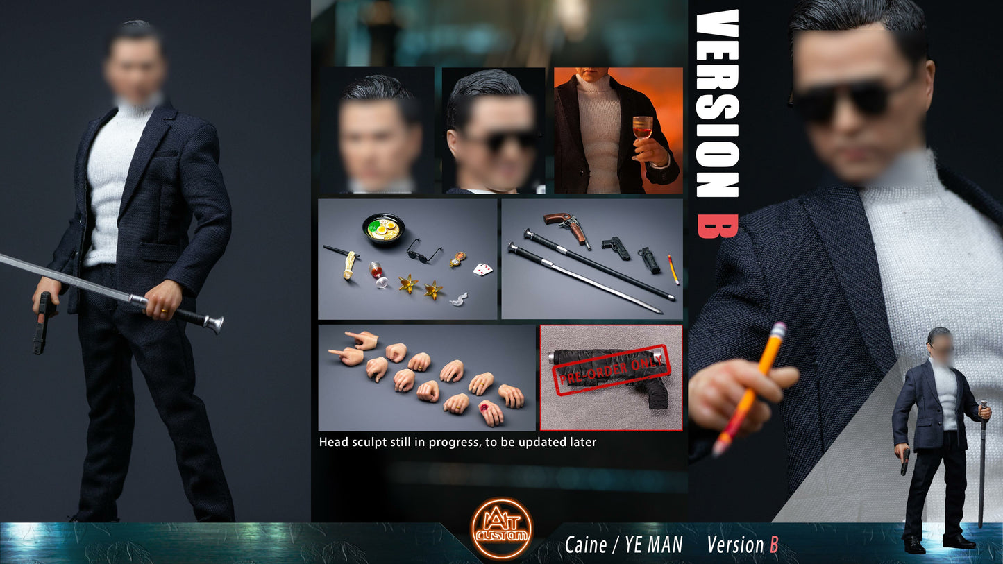 (Pre-order) Aton custom 1/12 Blind Killer Action Figure Ver. B Sweater