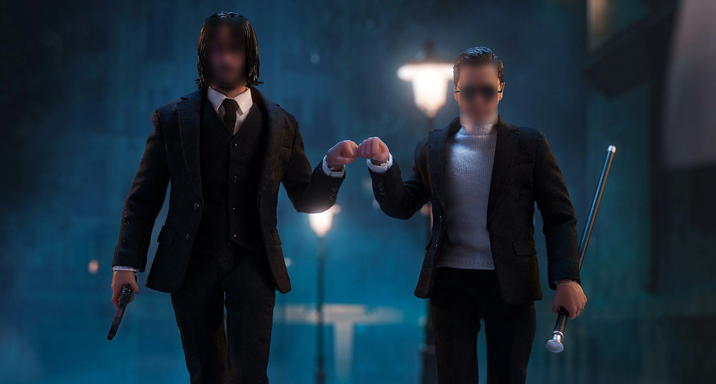 Aton Custom 1/12 Mr Wick Action Figure (ver. B)