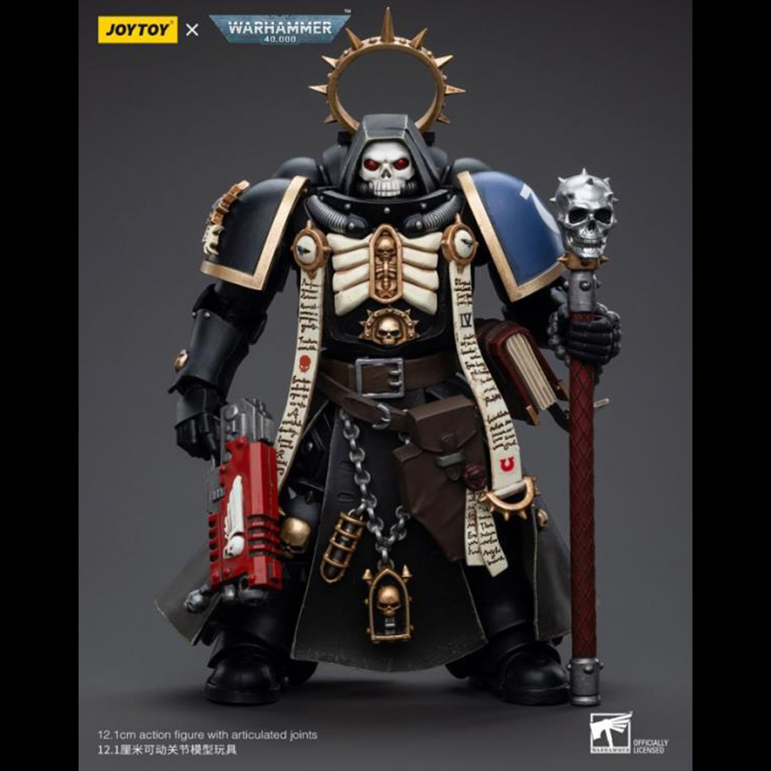 This 1/18 scale figure includes a variety of parts and accessories to allow you to customize your army of Warhammer 40k figures. Don't miss out on adding this figure to your collection!