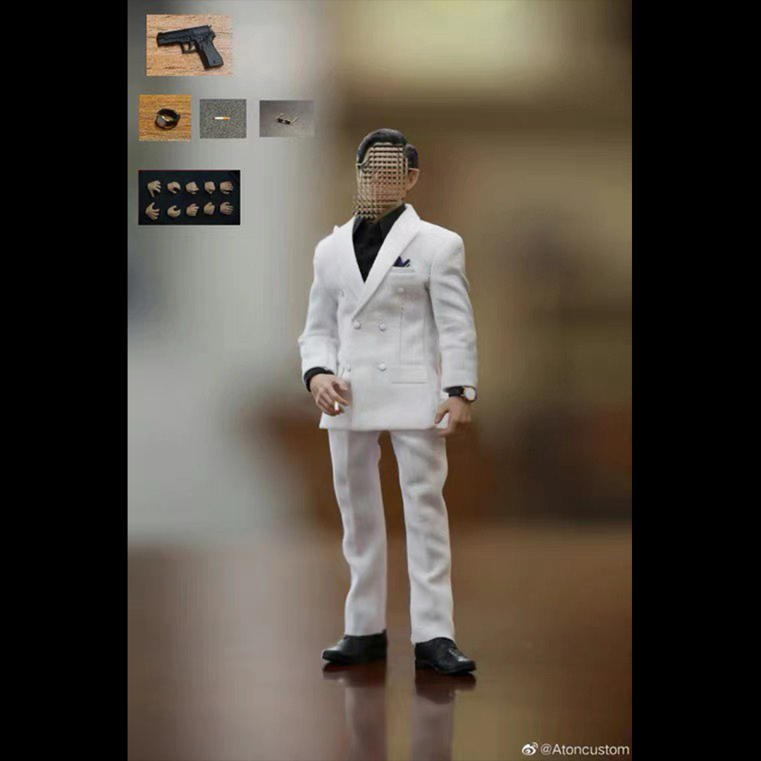 Aton Custom 1/12 White Suit Jacket (Without Headsculpt)