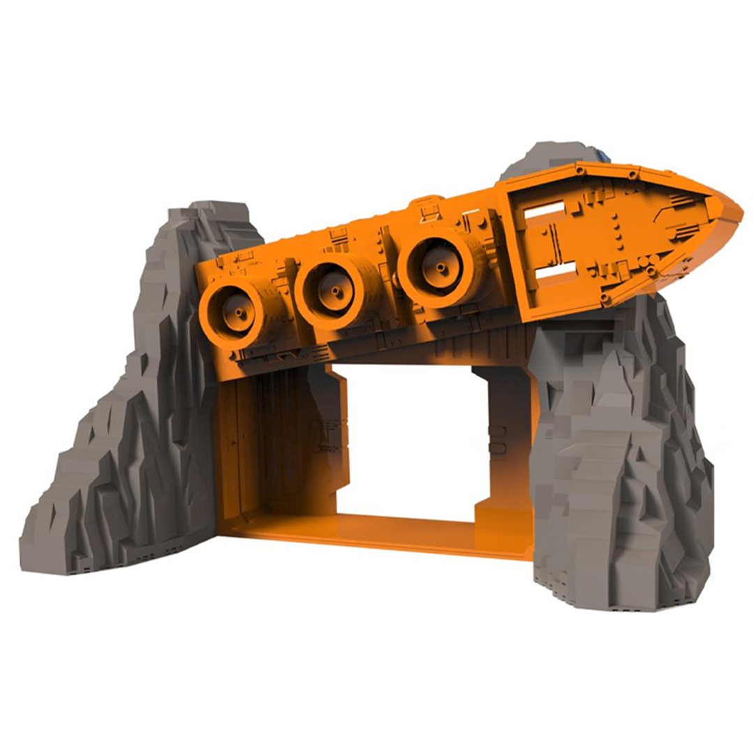 Newage is proud to introduce a new set to their Hardcore Scene Series: the Volcano Base! Made of high-quality ABS material, this base features a flat back surface for optimal display options, a rotating middle jet burner and an open and close gate function. You won't want to miss out so order your display today! A bonus H27H Scanning David (translucent blue) figure will be included for first run preorders! Standard color H27 David figure not included (shown for scale)