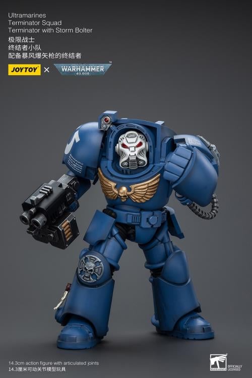 Joy Toy brings the Ultramarines to life with this Warhammer 40K 1/18 scale action figure! Highly disciplined and courageous warriors, the Ultramarines have remained true to the teachings of their Primarch Roboute Guilliman for 10,000 standard years. Keeping watch over the Imperium, they personify the very spirit of the Adeptus Astartes.
