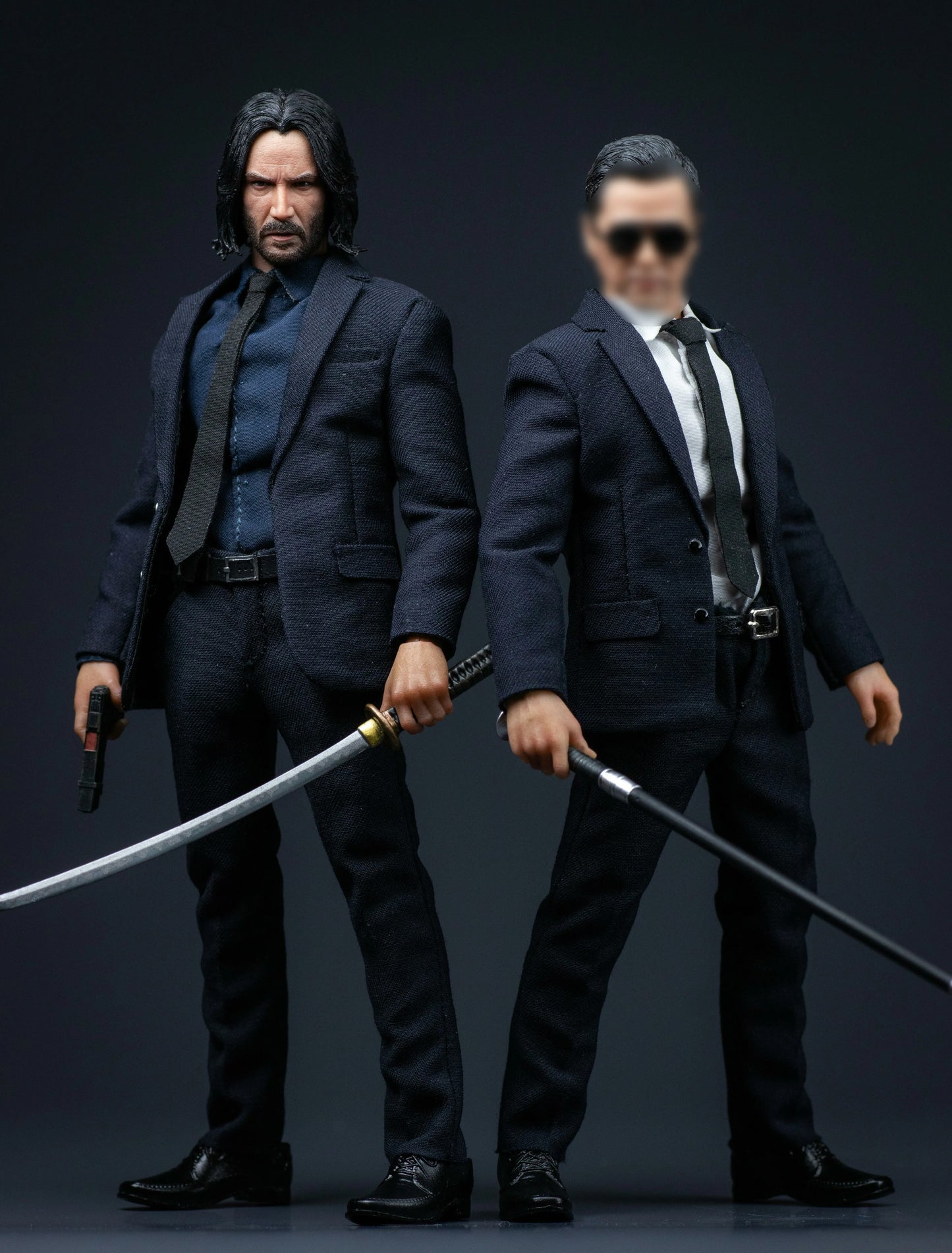 Aton custom 1/12 Mr Wick & Blind Killer Action Figure Ultimate Ver.