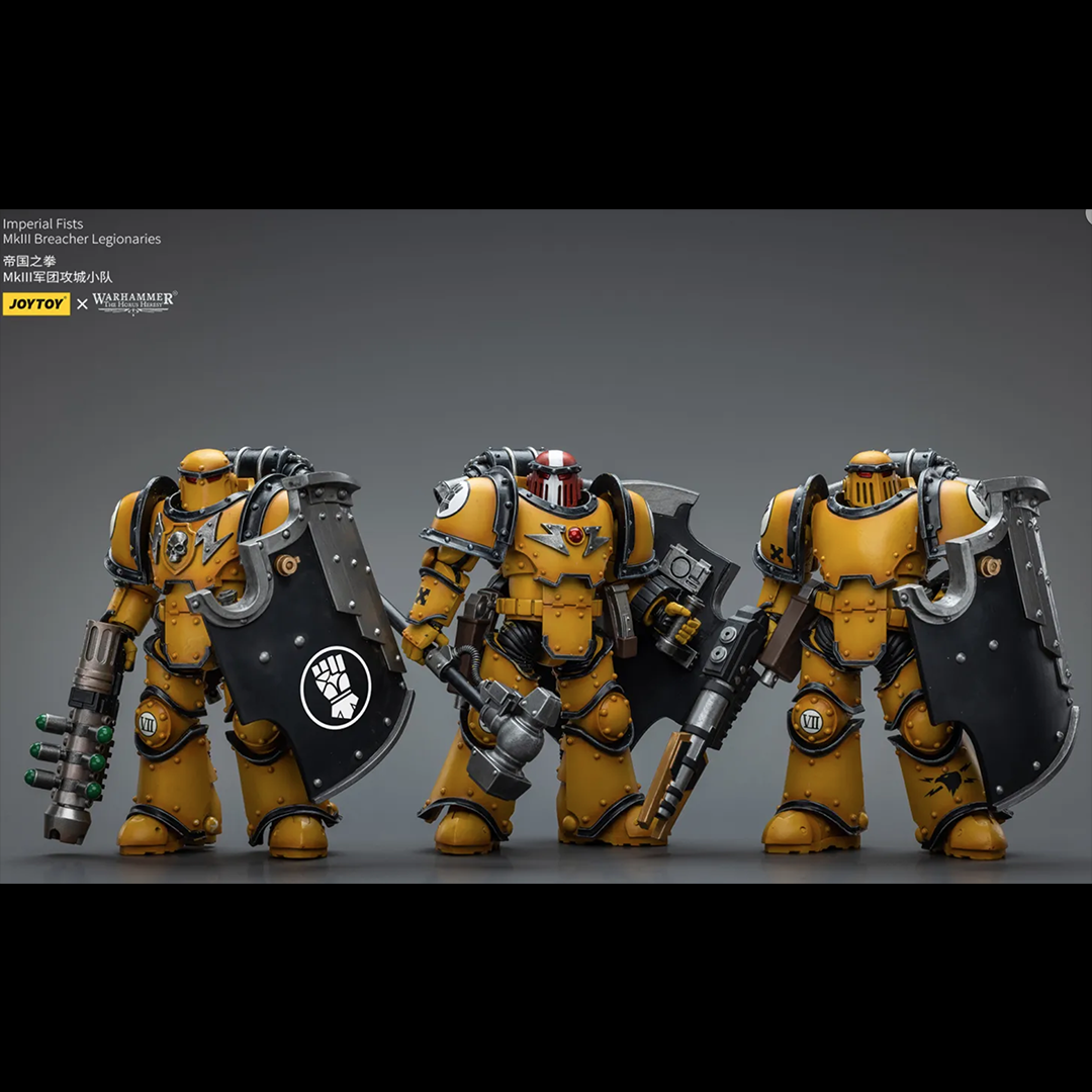 (Pre-order) Joy Toy Imperial Fists Legion MkIII Breacher Squad of 3