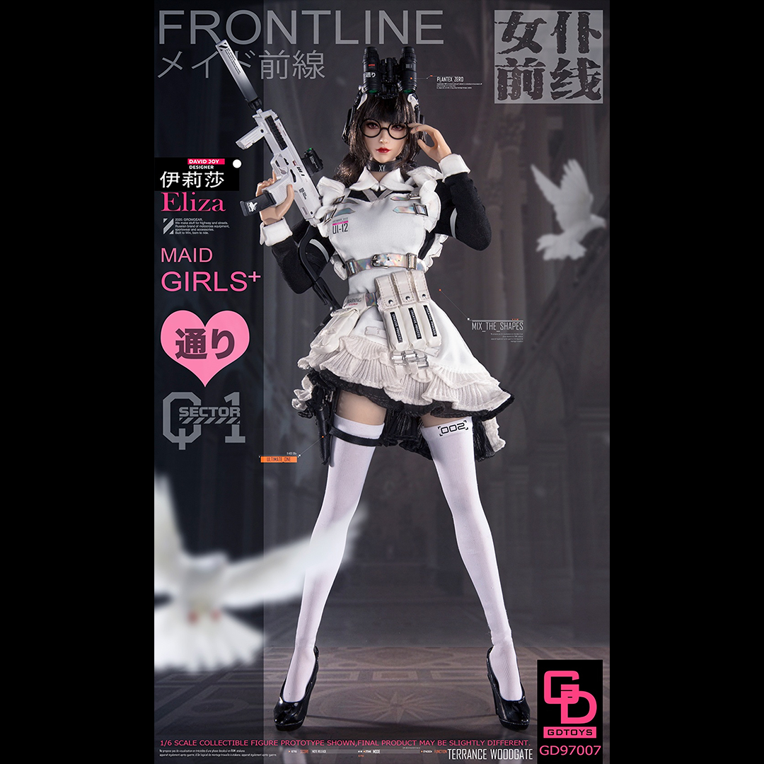 GD Toys Maid Girls Frontline Eliza 1/6 Scale Figure | Berry Beary GD Toys Maid Girls Frontline Eliza 1/6 Scale Figure | Berry Beary