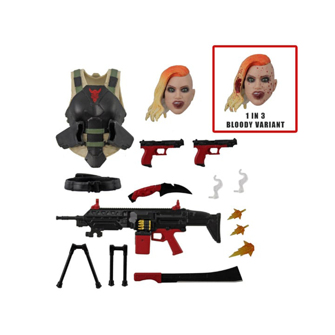 Upgrade your Pandora Action Force figure with this Upgrade Gear Pack. The Pandora Upgrade Gear Pack includes a new head sculpt and several pieces of weaponry. This upgrade pack fits all female Action Force figures. Pandora action figure not included (sold separately)