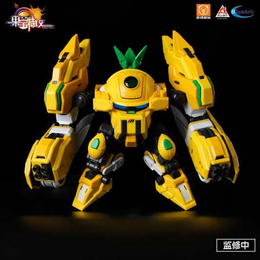 From Yu Li Chuang Wan comes the Fruity Robo Pineapple Slasher model kit! This model kit features a pineapple inspired robot mecha that is ready to battle anything that stands in its way. When fully built, the model is around 4.7 inches tall and is capable of creating a variety of poses. Be sure to add this model kit to your fruitful collection!