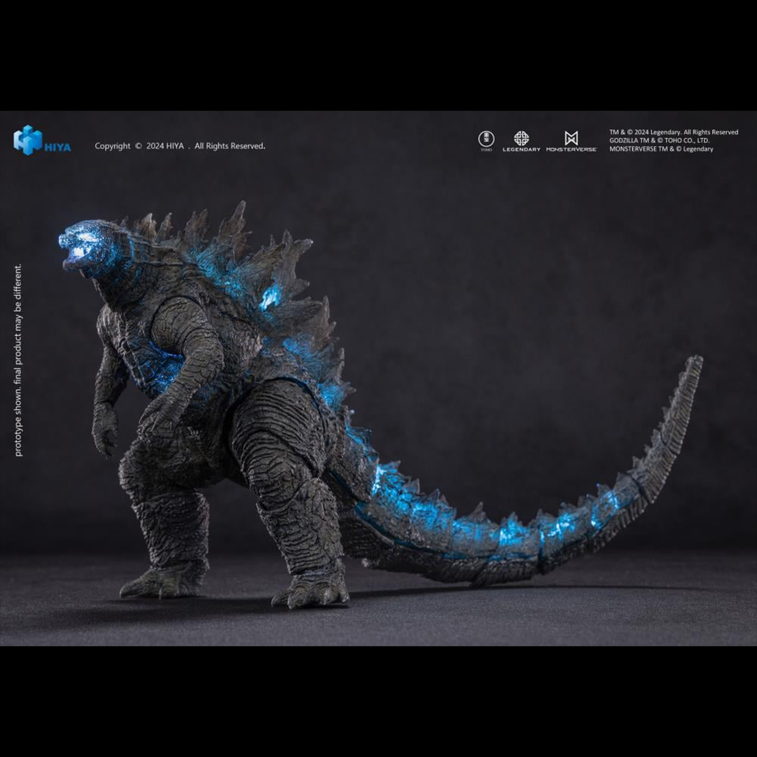 Witness the clash of legends as Godzilla and Kong, the two most powerful forces of nature, engage in an epic battle that will shape the fate of the world.
Prepare for the ultimate showdown as Heat Ray Godzilla from Godzilla vs. Kong (2021) joins the Hiya Exquisite Basic+ Series as a PREVIEWS Exclusive!