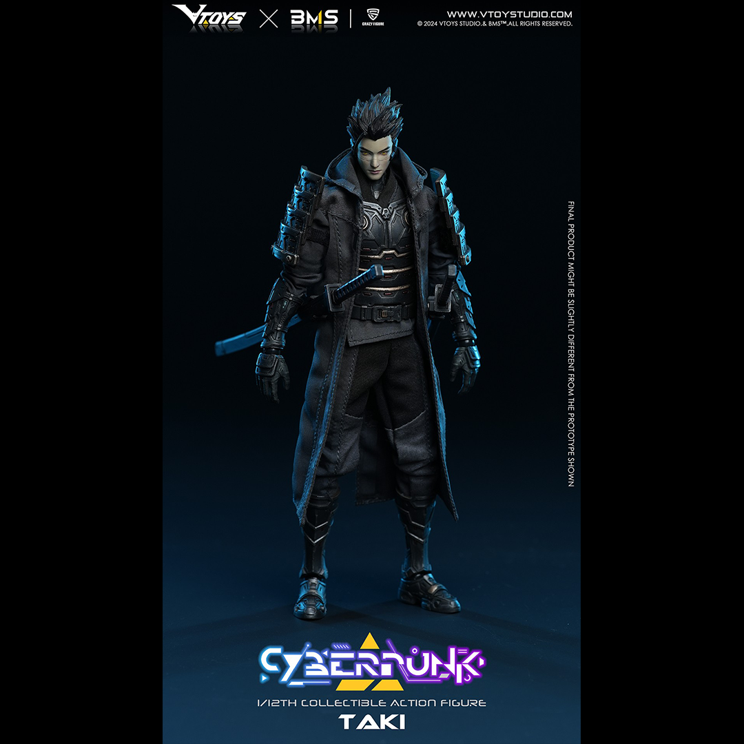 VTOYS X BMS X CF Cyberpunk Robin series is under the Cyberpunk product line, which is well-known for its highly-poseable 1/12th scale figures, detailed sculpt, and tailor-made outfits to capture the memorable appearance as seen in the original series.
