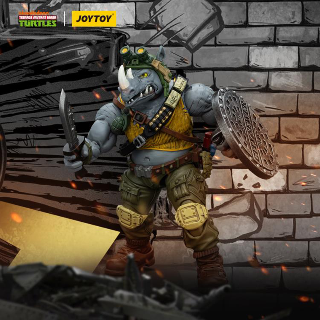 Pre-order) Joy Toy Teenage Mutant Ninja Turtles Rocksteady 1/18 Pre-order) Joy Toy Teenage Mutant Ninja Turtles Rocksteady 1/18
