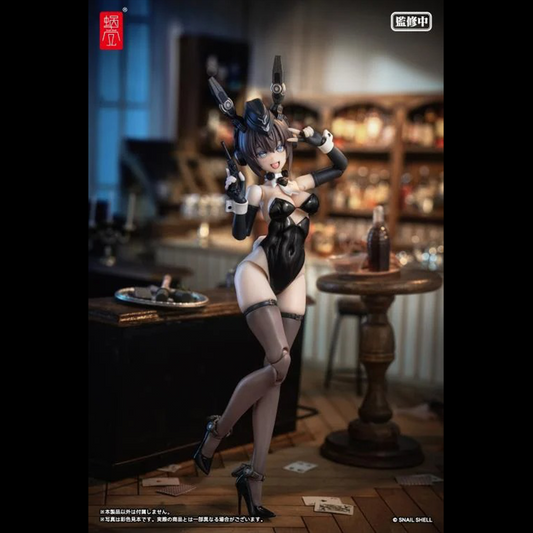 Snail Shell is proud to present a new 1/12 scale figure that will add some firepower to your collection: say hello to RA-03 Panzer Bunny Anneliese! This figure comes with two types of interchangeable face parts (smiling, open mouth), fully movable eyeball gimmick, and the included "Mini Tool NEO for Changing Eyes" allows you to change the gaze.