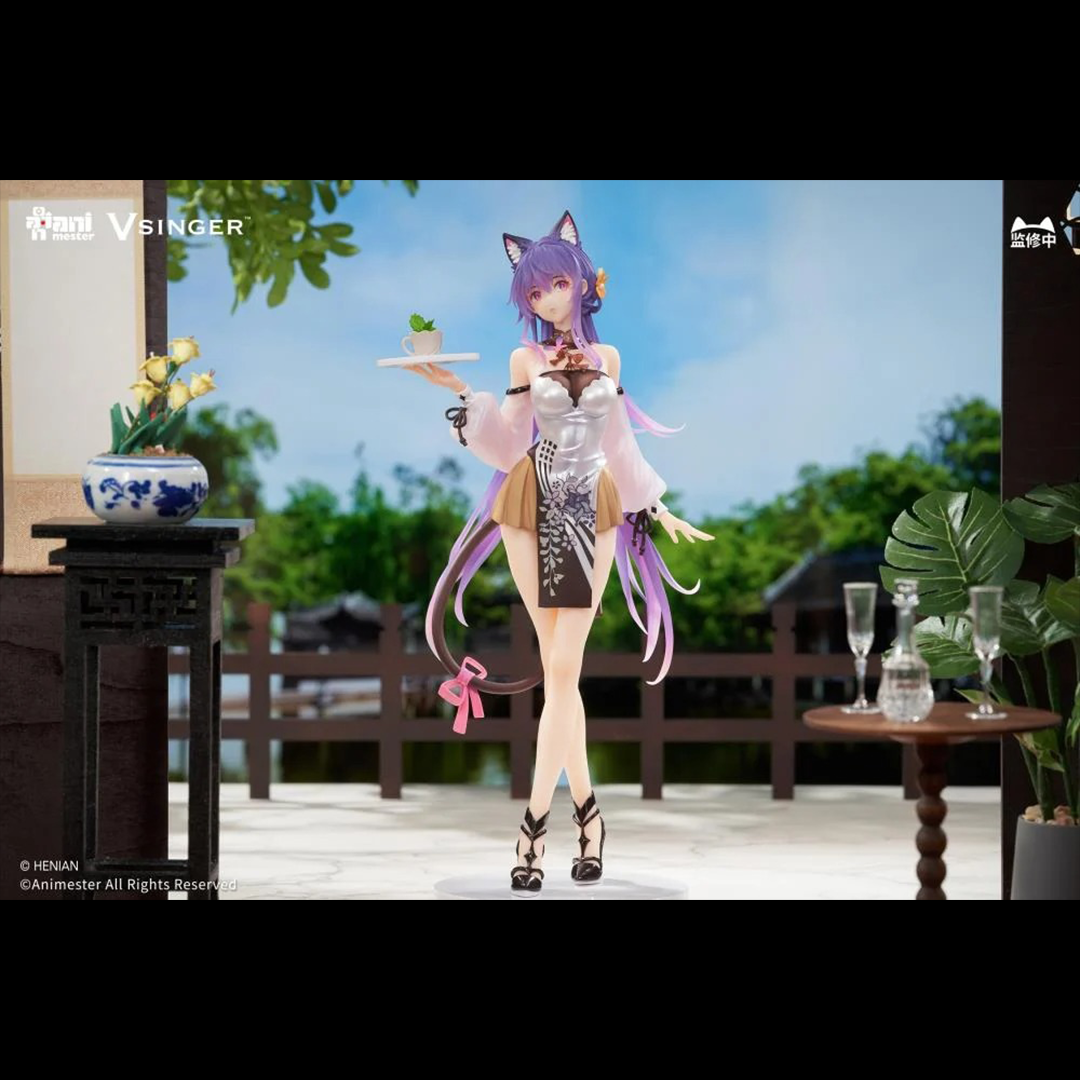 Based on the Vsinger character comes the Mo Qingxian (Tea Time Melody) 1/7 scale figure by AniMester! This highly detailed figure is around 10 inches in height and displays Mo Qingxian in a cute outfit as she holds a cup of tea in a popular pose. Don't miss out on adding this figure to your collection!