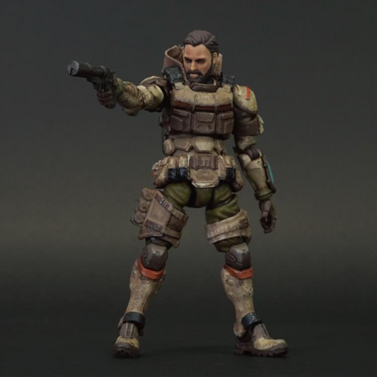 After crossing the dunes, the next step to get to the site of the lost Estancian Library would be to pass through the ruined cities where a tribe of Soil Ghosts mutants were known to operate. Argus at first wanted to sit out the mission - as an exiled Soil Ghost mutant himself, he was reluctant to return to his homeland. But Bob convinced him, because the Team needed his knowledge of the Soil Ghost territory to make it through the ruins of the library in the first place.