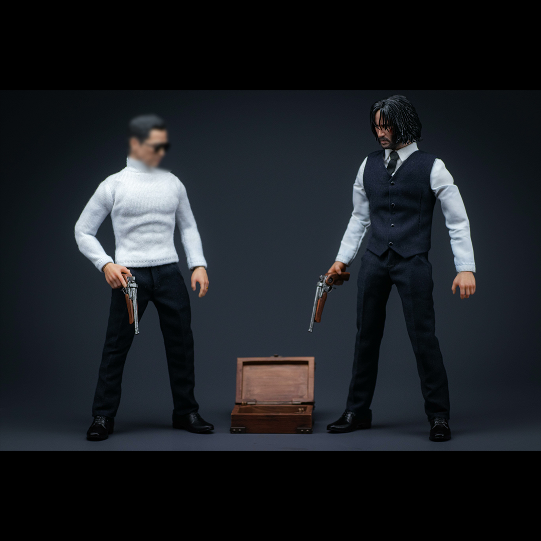 (Pre-order) Aton custom 1/12 Mr Wick & Blind Killer Action Figure Duel Ver.