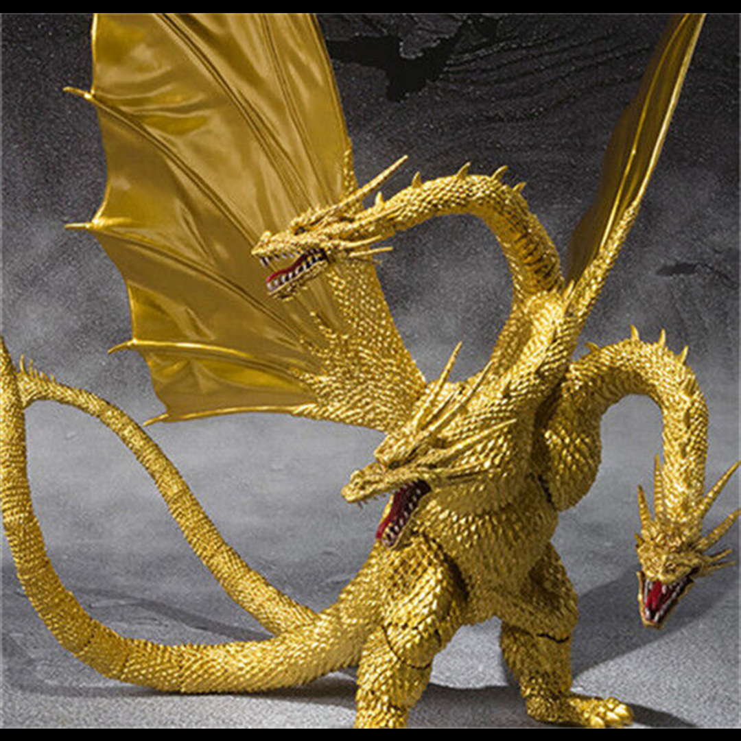 (Unbranded) Three-headed Dragon Action Figure 40cm