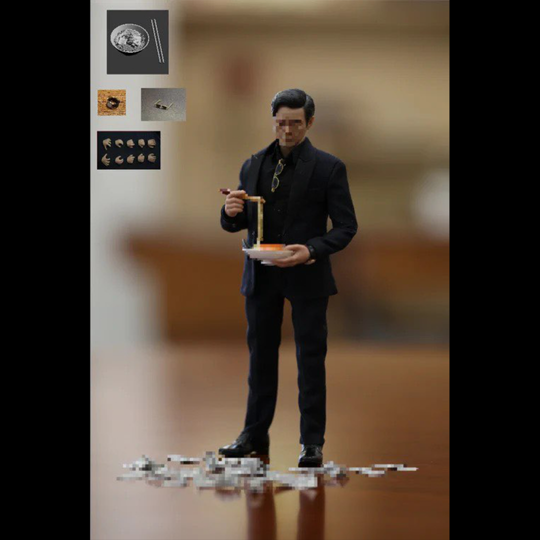 (Pre-order) Aton Custom 1/12 Black Suit Jacket (Without Headsculpt)