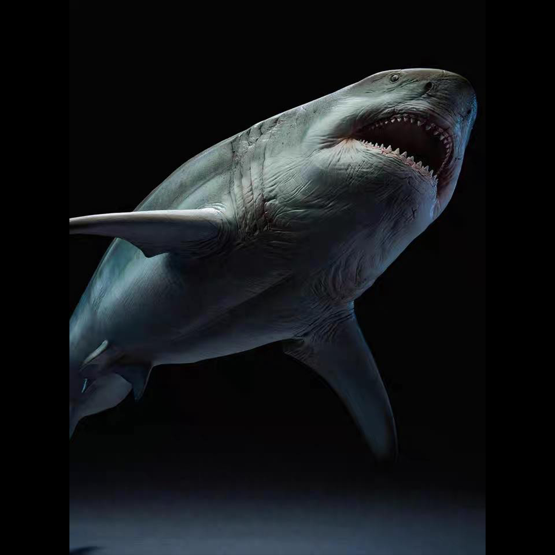 (Pre-order) W-Dragon Megalodon Ghost Jaw 1/35 Statue