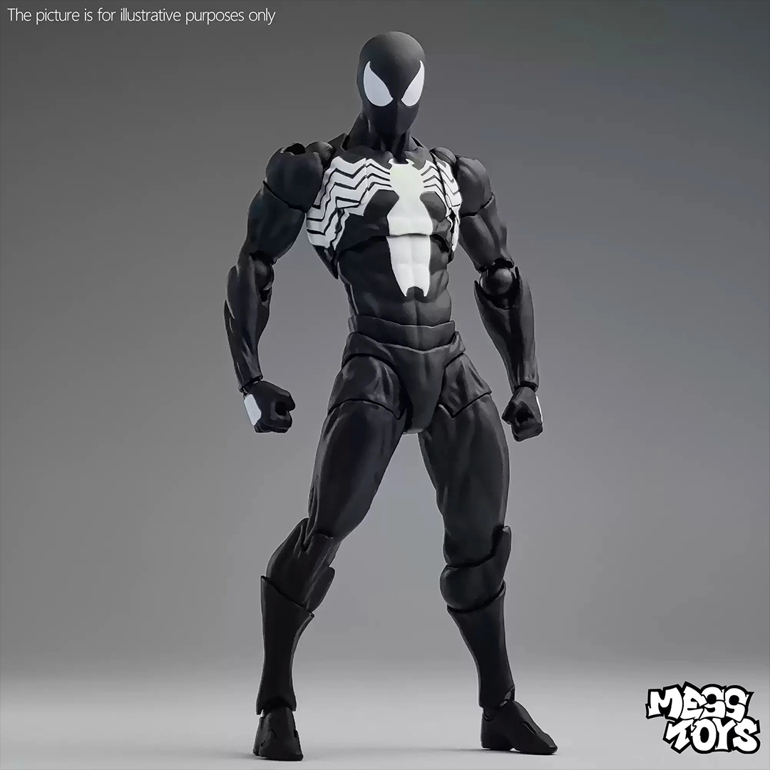 Mess Toys Symbiote Black Suit Neighbour Figure
