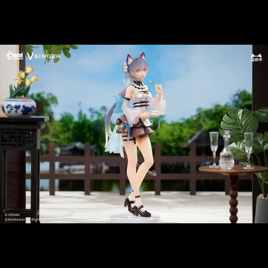 Based on the Vsinger character comes the Luo Tianyi (Tea Time Melody) 1/7 scale figure by AniMester! This highly detailed figure is around 9 inches in height and displays Luo Tianyi in a cute outfit as she enjoys a tasty treat during tea time while in a popular pose. Don't miss out on adding this figure to your collection!