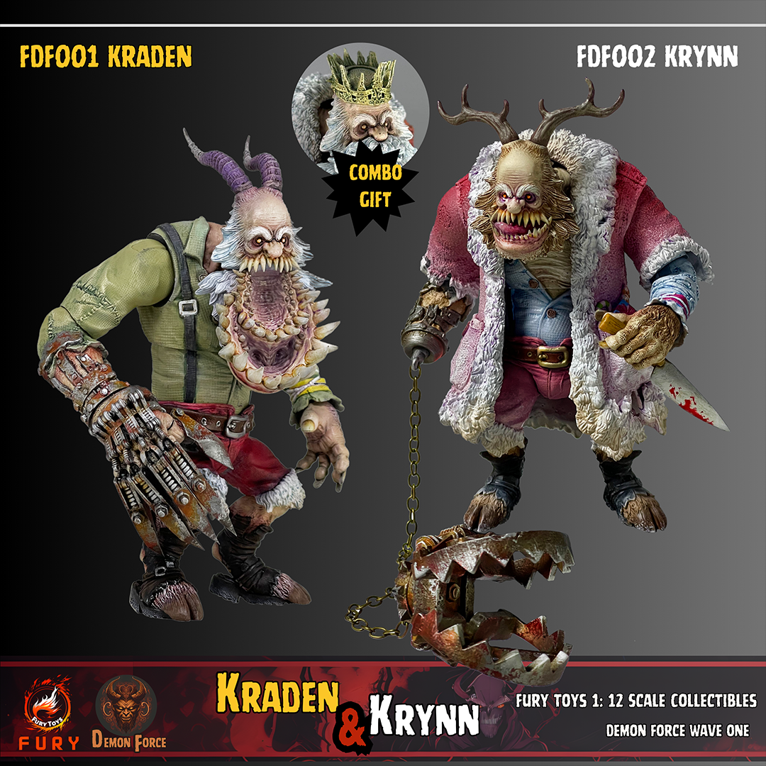 Fury toys Demon Force wave 1 1/12 The brother Kraden and Krynn