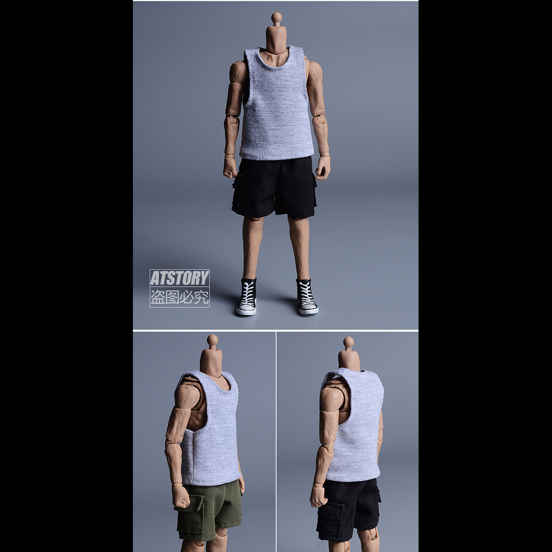 Atstory 1/12 6 inches Figure Casual Short Pants