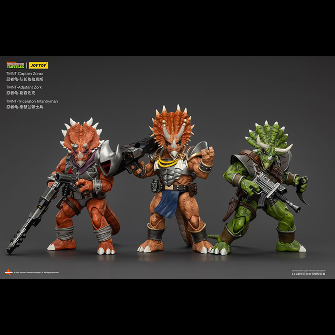 Pre-order) Joy Toy TMNT Set of 3 Captain Zorax & Adjutant Zork Pre-order) Joy Toy TMNT Set of 3 Captain Zorax & Adjutant Zork