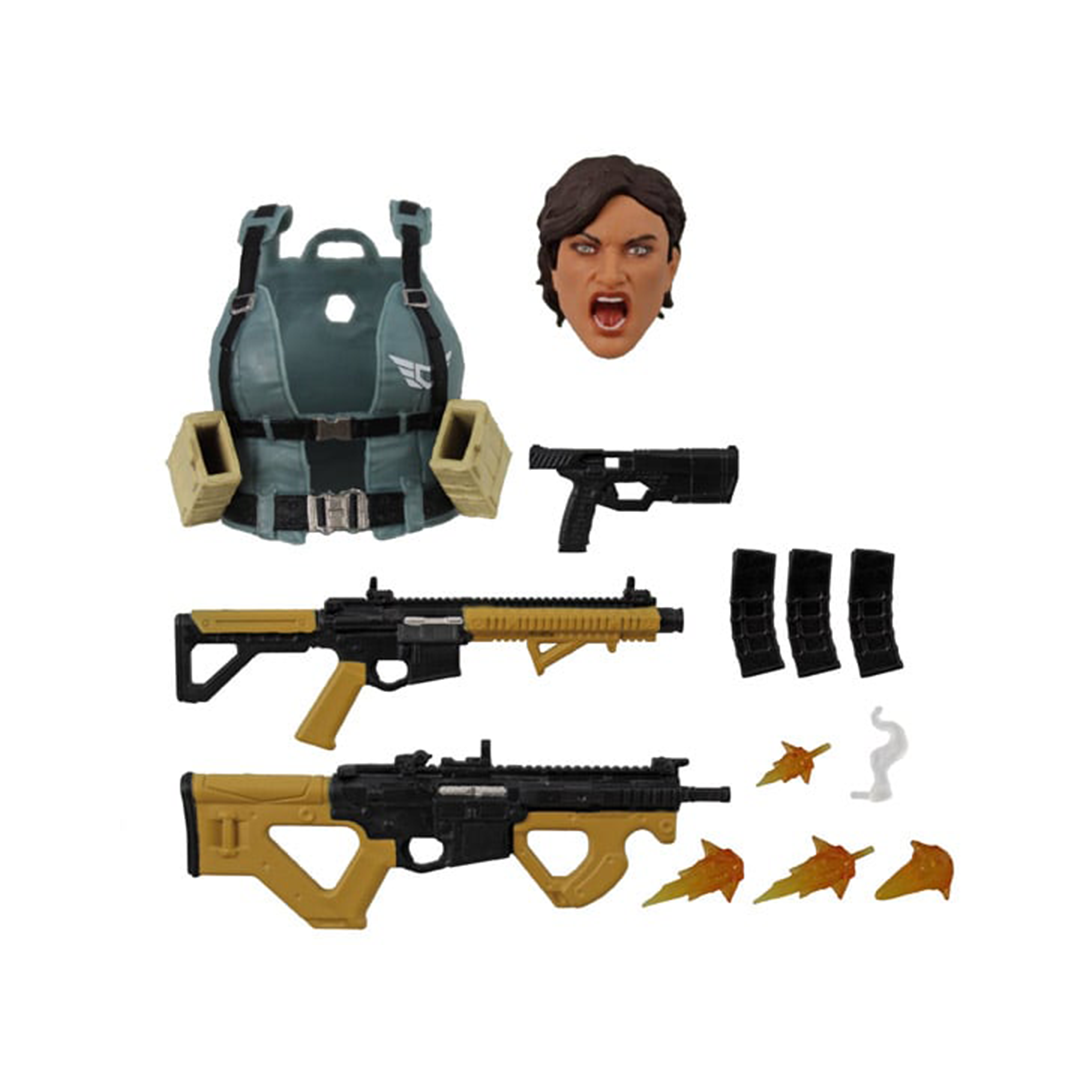 Upgrade your Eclipse Action Force figure with this Upgrade Gear Pack. The Eclipse Upgrade Gear Pack includes a new head sculpt and several pieces of weaponry. This upgrade pack fits all female Action Force figures. Eclipse action figure not included (sold separately)