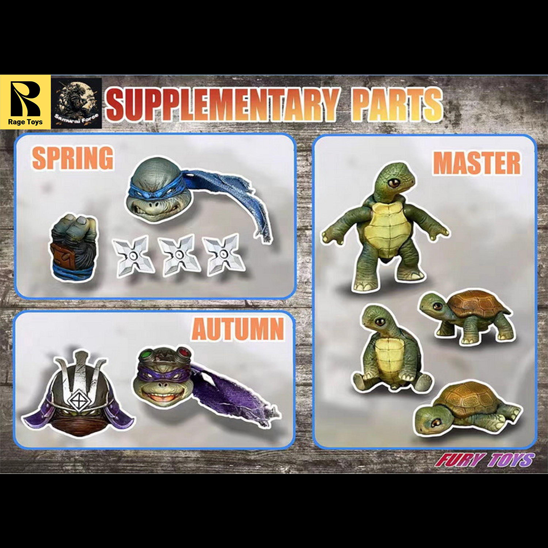 Rage Toys 1/12 Samurai Force Supplementary Parts Kit