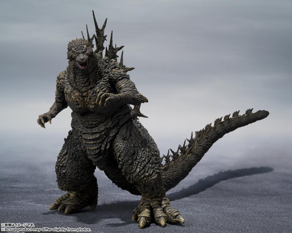 The titular character from the new series "GODZILLA -1.0 " joins S.H.MonsterArts! Based on the same 3D models used for the series, sculpted and colored by kaiju master Yuji Sakai, and overseen by director Takashi Yamazaki for accuracy!
