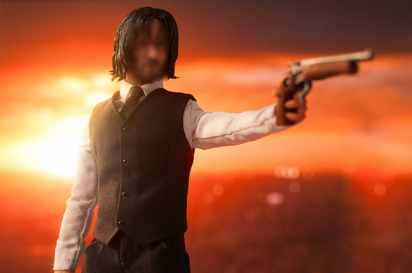 (Pre-order) Aton custom 1/12 Mr Wick & Blind Killer Action Figure Duel Ver.
