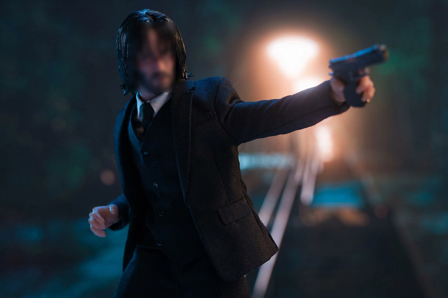 (Pre-order) Aton custom 1/12 Mr Wick & Blind Killer Action Figure Duel Ver.