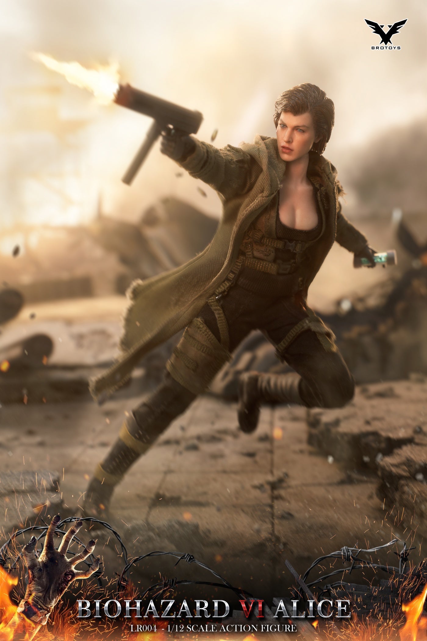 BroToys Evil 6 inch 1/12 Alice Female Figure BRT-LR004