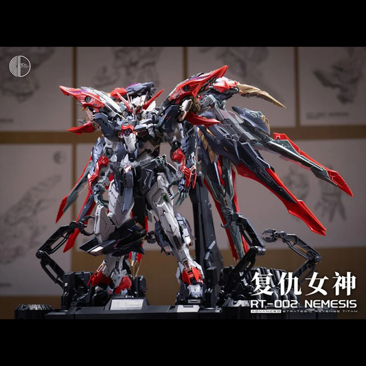 In ERA+ is proud to introduce a new model kit that will upgrade your mecha collection with some serious firepower: the Nemesis Advanced Strategic Revenge Titan! Featuring a wide range of accessories and weapons, this is one mecha you won't want to miss out on! Order yours today and get ready to battle!