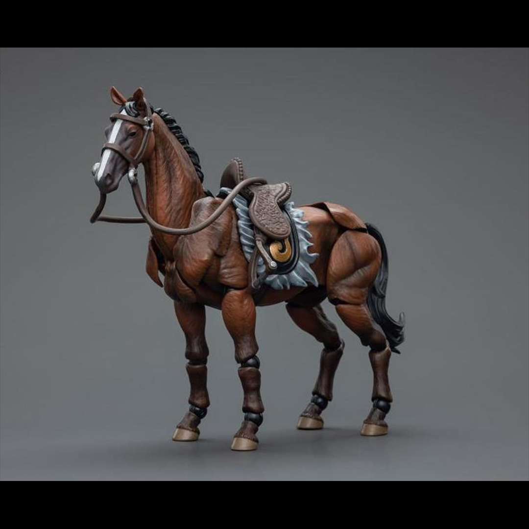 Introducing the remarkable Joy Toy Dark Source JiangHu War Horse action figure. This meticulously crafted action figure brings the mystical world of JiangHu to life, capturing the essence and prowess of a legendary warrior. Every inch of this action figure showcases the artistry and craftsmanship that JoyToy is renowned for, ensuring an authentic and immersive experience for collectors and enthusiasts alike. Additional figure shown not included (sold separately)