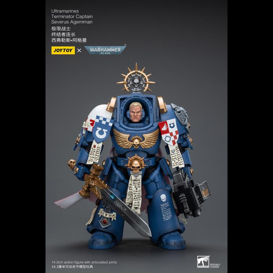 Joy Toy brings the Ultramarines to life with this Warhammer 40K 1/18 scale action figure! Highly disciplined and courageous warriors, the Ultramarines have remained true to the teachings of their Primarch Roboute Guilliman for 10,000 standard years. Keeping watch over the Imperium, they personify the very spirit of the Adeptus Astartes.
