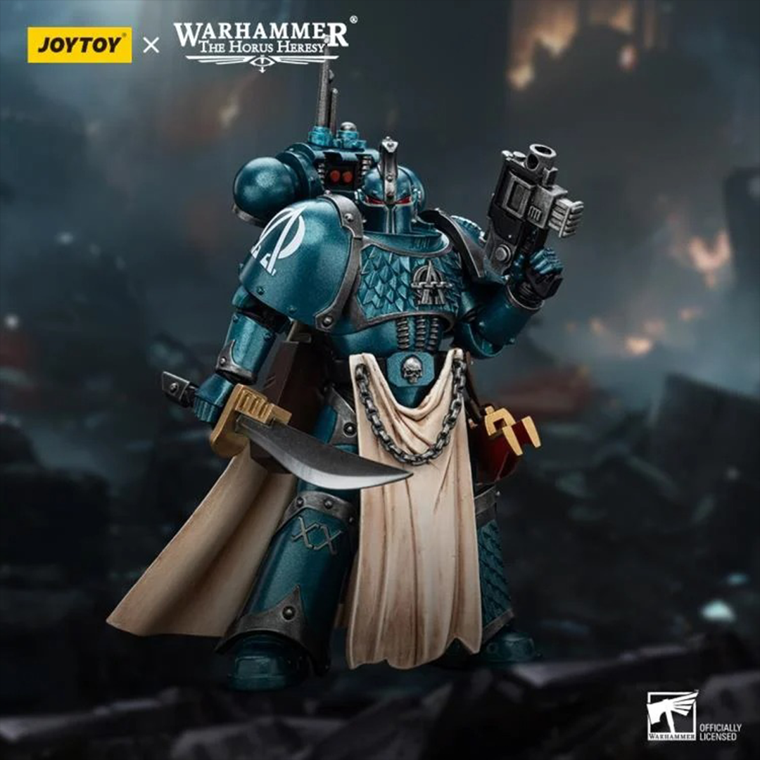 Operating without equal in stealth, infiltration and covert operations, the XXth or Alpha Legion of the Space Marines is the one most shrouded in mystery. One of the first to reveal themselves as Traitor Brothers, this legion tricks and beguiles their foes until the very last moment, when it's too late to walk out of a cunning trap. Striking like the mystic hydra emblazoned as their sigil, they are both everywhere and nowhere at the same time; as one Brother falls, another will take his place to execute the