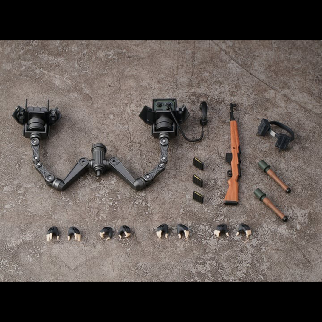 Expand your figure collection with the RA-03 Panzer Bunny Anneliese 1/12 scale accessory set by Snail Shell! This set includes interchangeable weapon accessories and is a great way to customize your figure! Order yours now and upgrade your firepower!