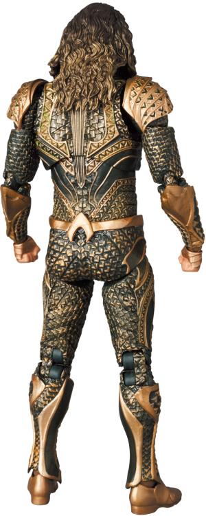 From the smash hit Zack Snyder's Justice League film comes a new MAFEX figure of the king of Atlantis, Aquaman! Standing around 6" tall and fully posable, every scale of his armor has been carefully sculpted. With newly created sculpted heads for a more realistic expression, this is one figure you won't want to miss out on. Order yours today!