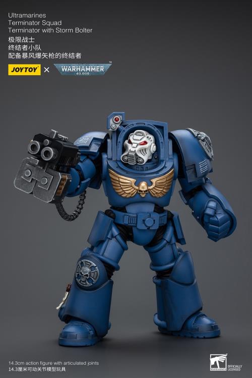 Joy Toy brings the Ultramarines to life with this Warhammer 40K 1/18 scale action figure! Highly disciplined and courageous warriors, the Ultramarines have remained true to the teachings of their Primarch Roboute Guilliman for 10,000 standard years. Keeping watch over the Imperium, they personify the very spirit of the Adeptus Astartes.