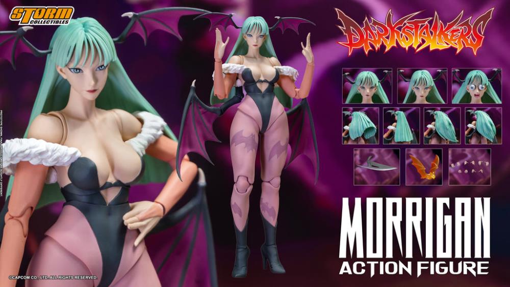 Morrigan is a succubus and the head of house Aensland, a ruling-class family of the Makai Kingdom. Despite being a soul-consuming demon, Morrigan is a benevolent ruler. She will do anything to protect her homeland and views Ultron Sigma as its ultimate threat. Morrigan has chosen to ally herself with the resistance. Some are wary about partnering with her, but she has taken a liking to Ghost Rider, the ultimate supernatural enforcer, conveniently neutralizing any threat she poses.