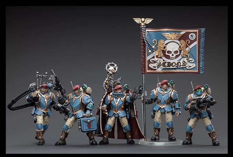 Joy Toy Astra Militarum Tempestus Scions Command Squad 55th Kappic Eagles