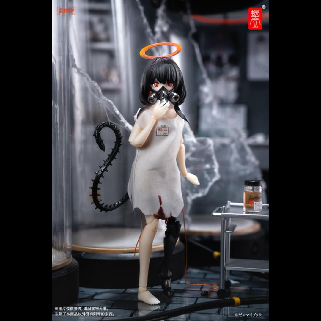 Snail Shell is proud to present a new 1/12 scale figure that will add some cybernetic vibes to your collection: the Speak No Evil figure! A mysterious android created with her mouth covered by a ghastly gas mask, this figure will send shivers down your spine with it's premium articulation and a wide range of accessories. You won't make a peep after you order your figure and add it to your collection today! Other figures and accessories shown not included (sold separately)