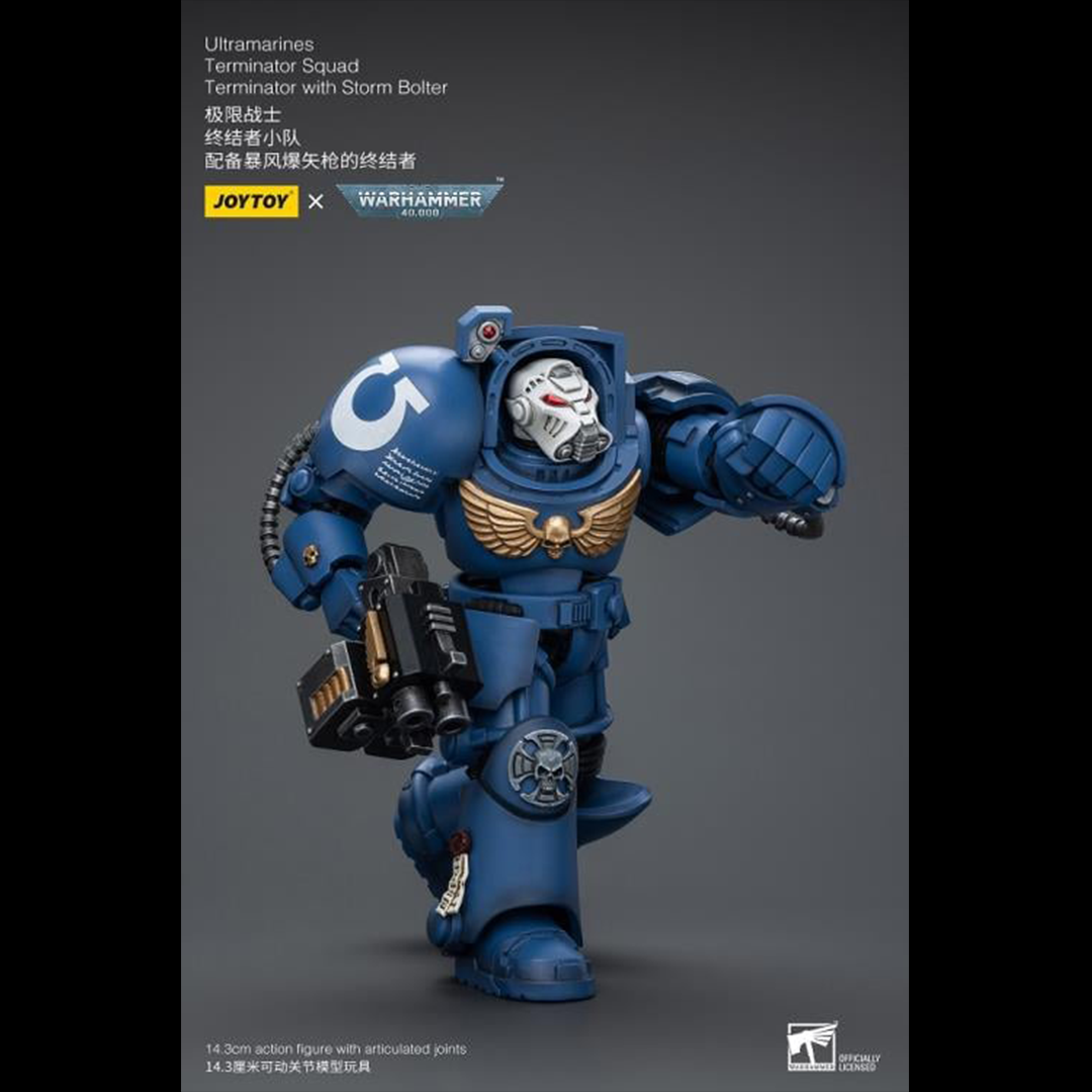 Joy Toy brings the Ultramarines to life with this Warhammer 40K 1/18 scale action figure! Highly disciplined and courageous warriors, the Ultramarines have remained true to the teachings of their Primarch Roboute Guilliman for 10,000 standard years. Keeping watch over the Imperium, they personify the very spirit of the Adeptus Astartes.