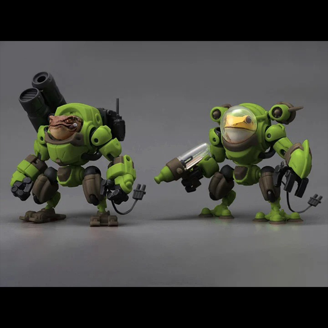 If you are ready to take some heroic frogs on space adventures, this is the set for you. The Manhunter Grave Frog kit is a new release from Creative Field. This kit includes one body, both land and aquatic sets, movable hands, and a combinable display base.