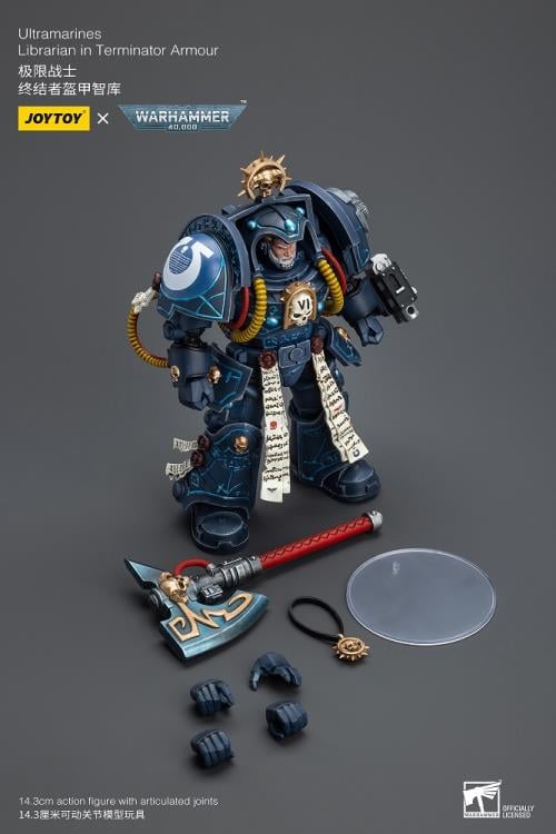 Joy Toy brings the Ultramarines to life with this Warhammer 40K 1/18 scale action figure! Highly disciplined and courageous warriors, the Ultramarines have remained true to the teachings of their Primarch Roboute Guilliman for 10,000 standard years. Keeping watch over the Imperium, they personify the very spirit of the Adeptus Astartes.