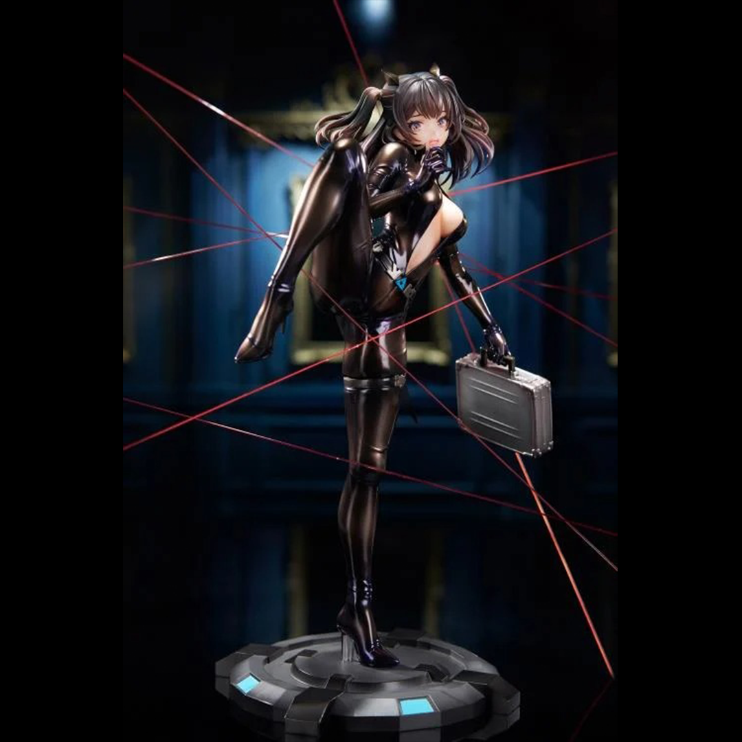 From the BrownDust2 video game comes the Scheherazade (Code Name S version) 1/7 scale figure by Apex Toys! This figure is a little under 10 inches in height and displays Scheherazade in a tight fighting outfit as she holds a briefcase with a panicked look on her face.