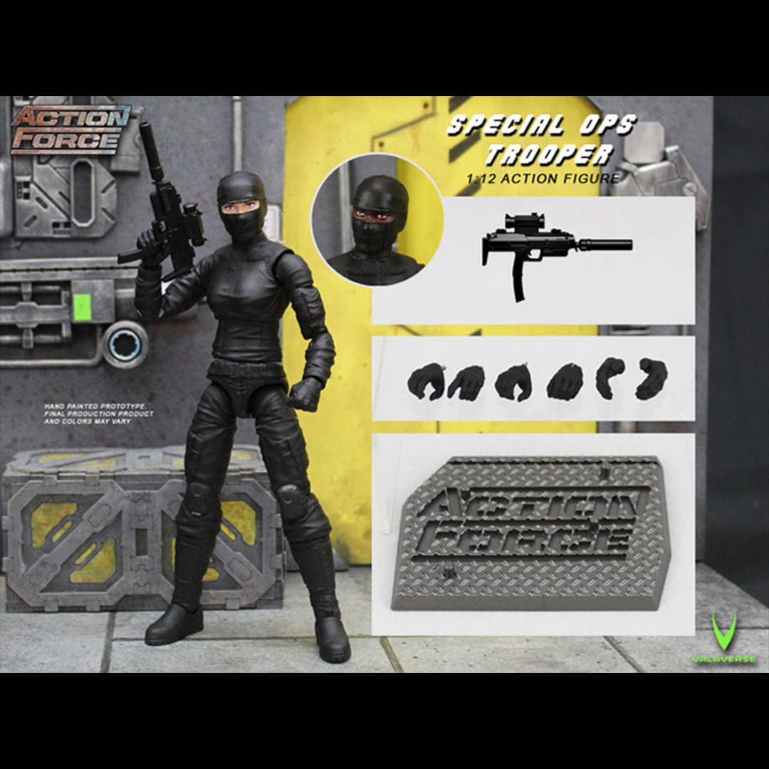 6inches VALAVERSE Action Figure Action Force Wave 1 Special OPS Trooper  Anime Collection Movie Model For Gift Free Shipping