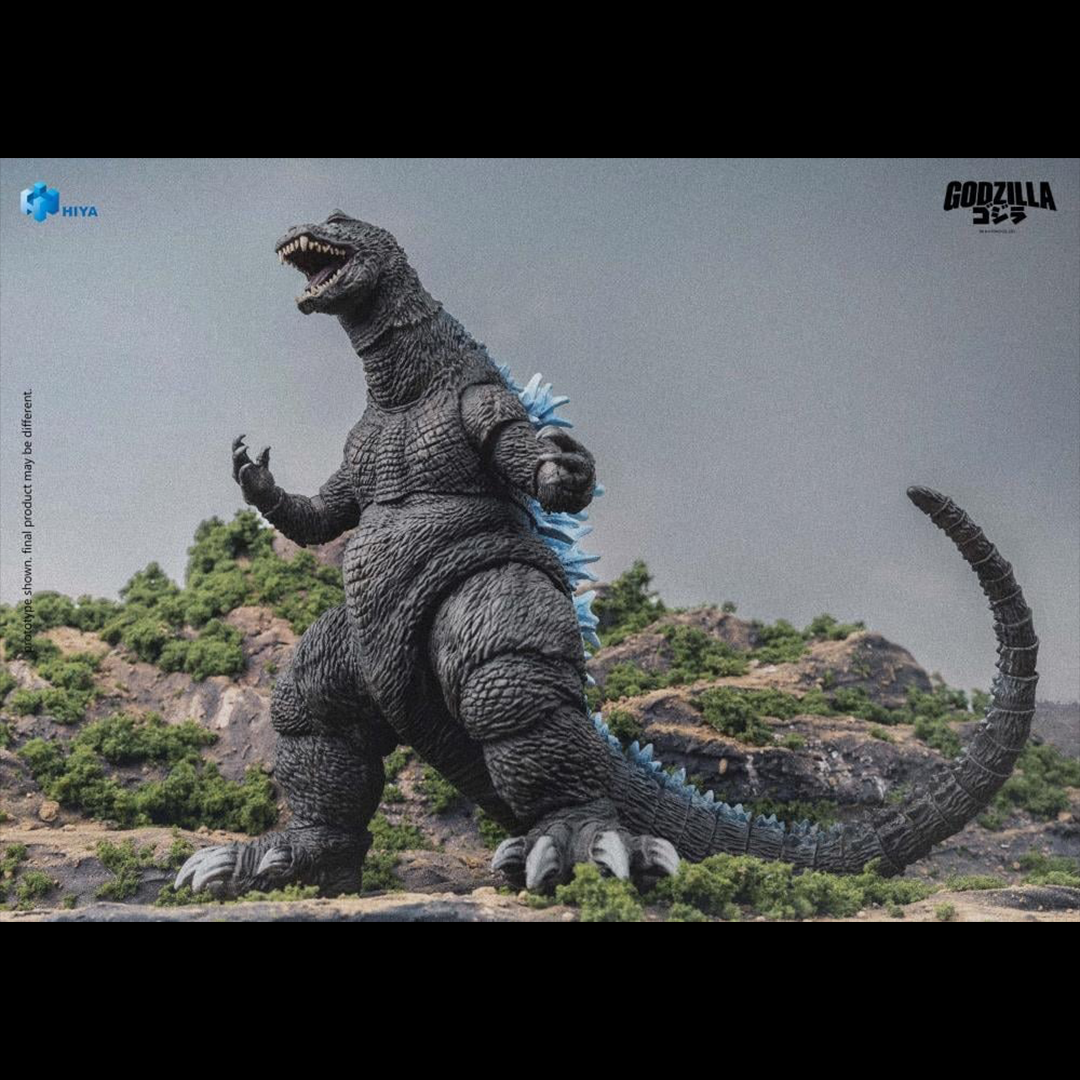 This brand new Heat Ray Godzilla action figure stands 18CM tall, based on Godzilla, Mothra and King Ghidorah Giant Monsters All-Out Attack (2001). It features finely sculpted details that capture Godzilla’s rough, rugged skin, distinctive vengeful white eyes, powerful legs, and massive feet, giving the figure a lifelike presence.