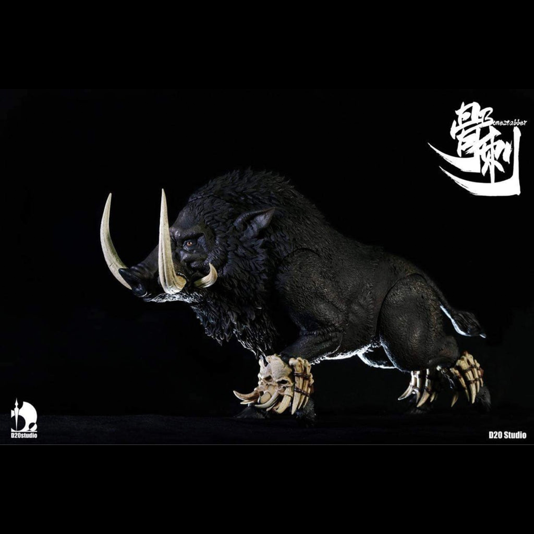 D20 Studio 1/12 Wave 3 Bonestabber Giant Wild Boar Black Ver.